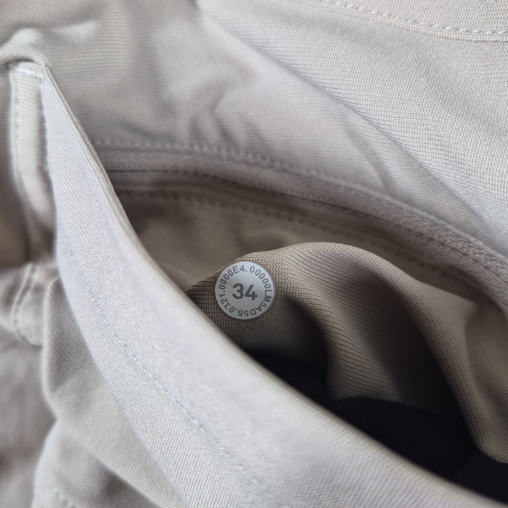 Lululemon ABC Pants Men's 34x31 Beige Chino Warpstreme Slim Fit Casual LM5AD5S - Picture 8 of 14